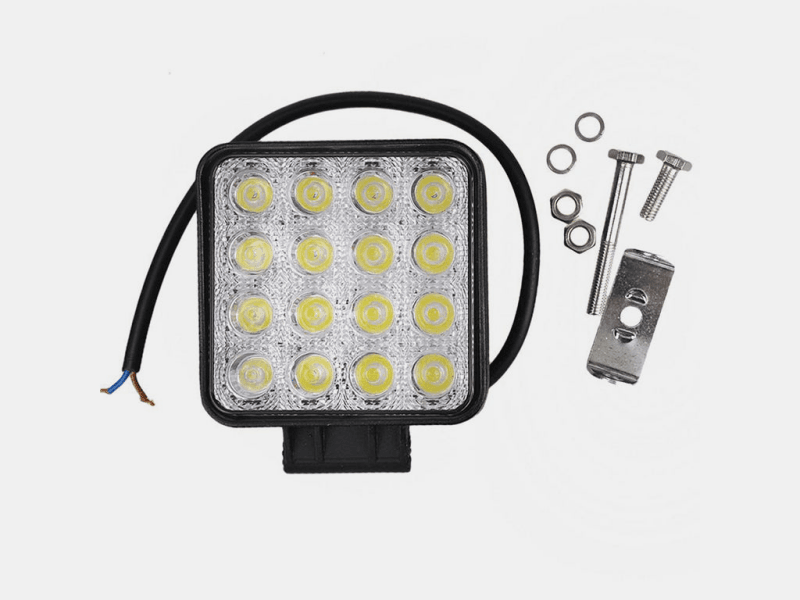 Cali Raised LED — Cali Raised 48W Square Work Light