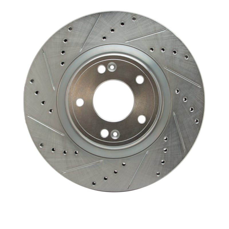 R1 Concepts — R1 10-16 Hyundai Genesis Coupe Front Left Drilled & Slotted Silver Brake Rotor
R1 Brake Rotor Drill