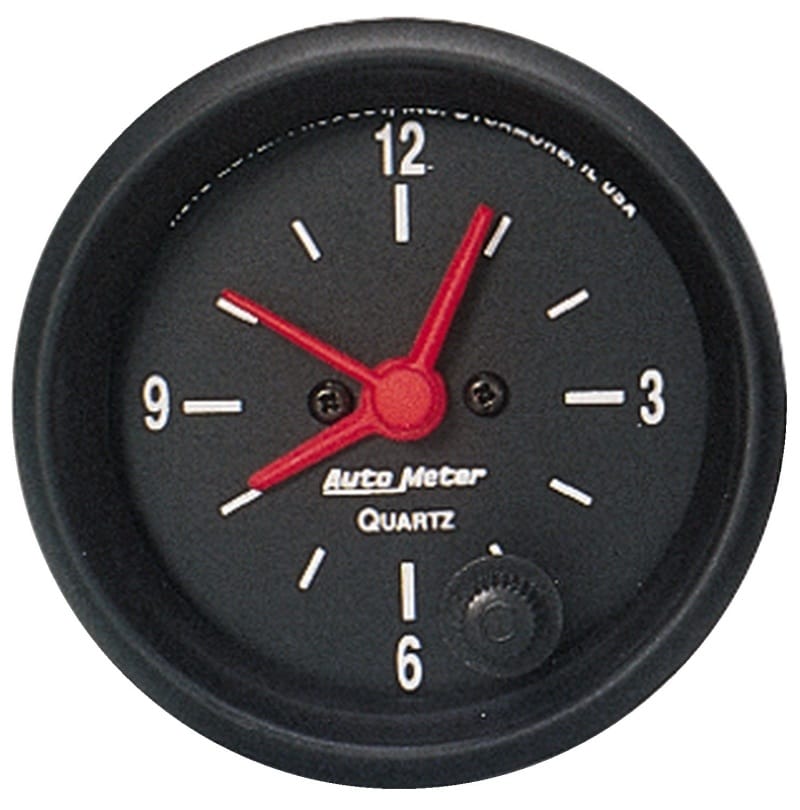 AutoMeter — Autometer Z Series 52mm Electric Clock
GA 2" CLOCK Z-SERIES