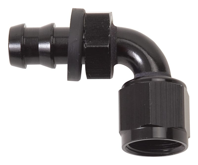 Russell — Russell Performance -4 AN Twist-Lok 90 Degree Hose End (Black)
Hose Fitting