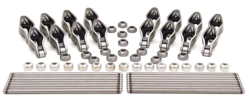 COMP Cams — Magnum 1.7 Rocker Arm and HE Pushrod Kit for Ford 5.0 HO