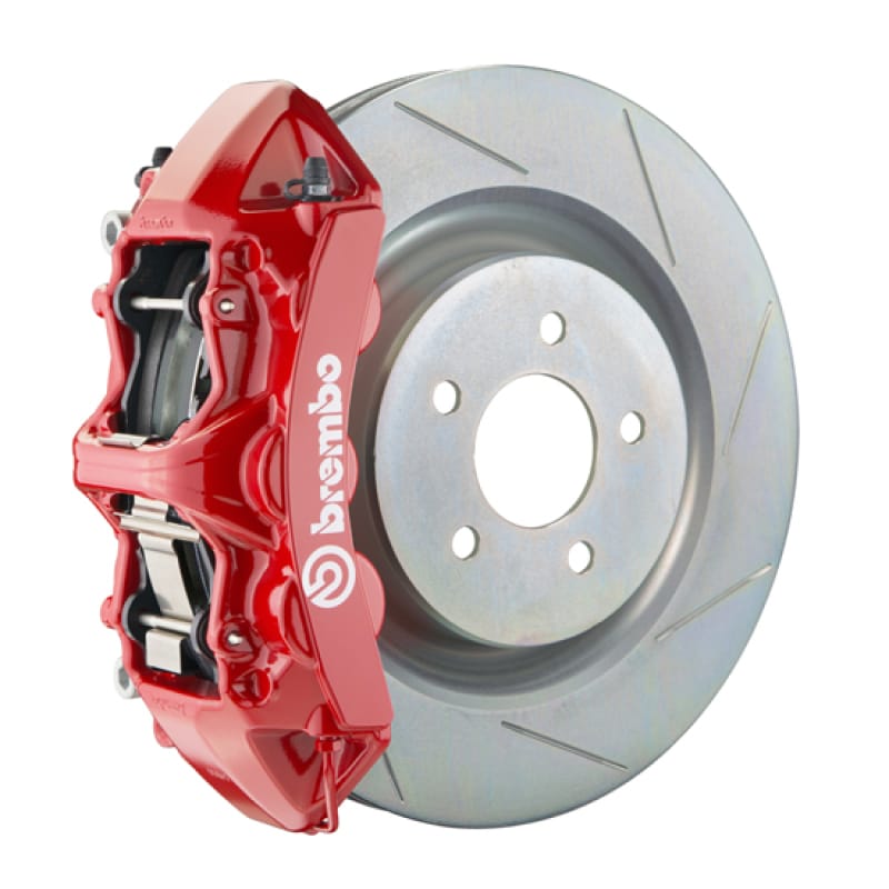 Brembo — Brembo 16+ Camaro LS/LT SS Front GT BBK 6 Piston Cast 355x32 1pc Rotor Slotted Type1-Red
