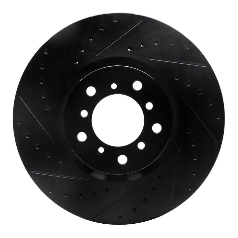 R1 Concepts — R1 00-03 BMW M5 Right Front Drilled & Slotted Black Brake Rotor
R1 Brake Rotor Drill