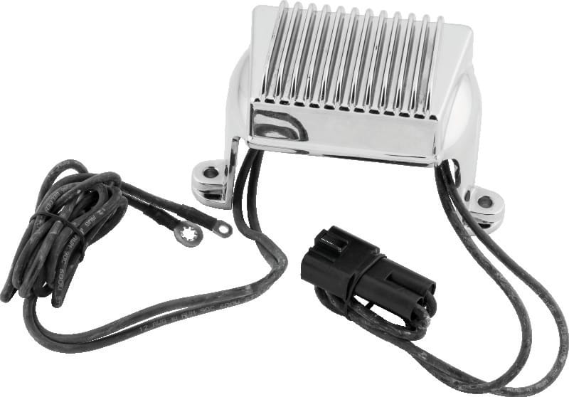 TwinPower — Twin Power 97-01 FLH FLT Voltage Regulator Chrome Replaces H-D 74505-97