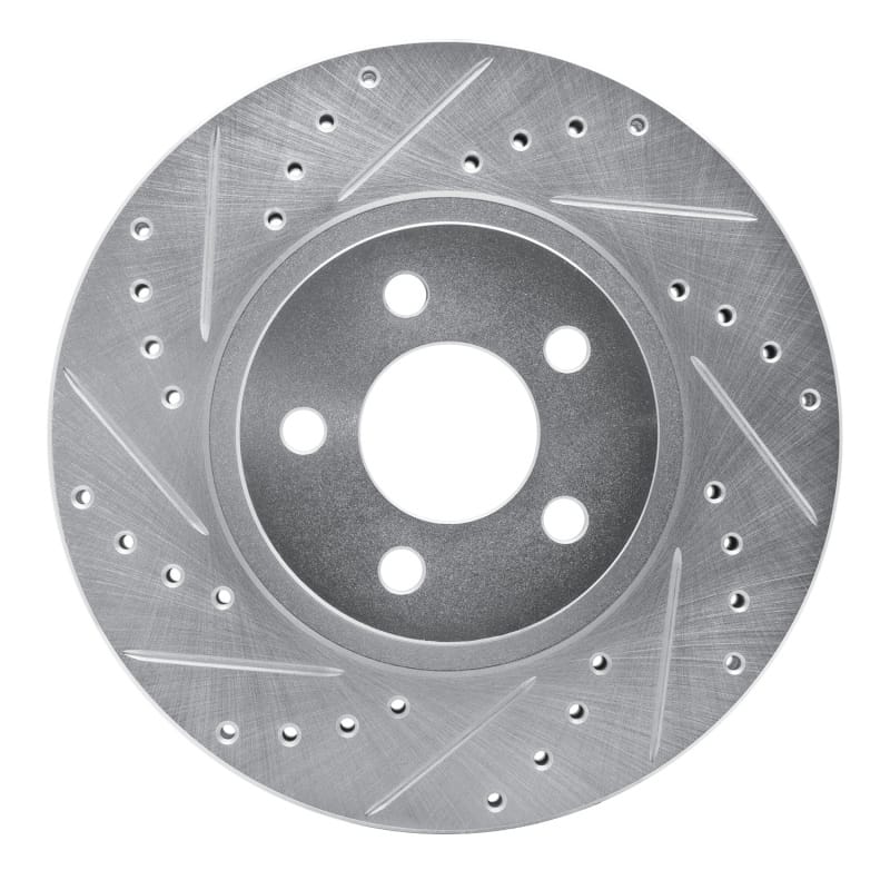R1 Concepts — R1 01-10 Chrysler PT Cruiser Front Left Drilled & Slotted Silver Brake Rotor
R1 Brake Rotor Drill