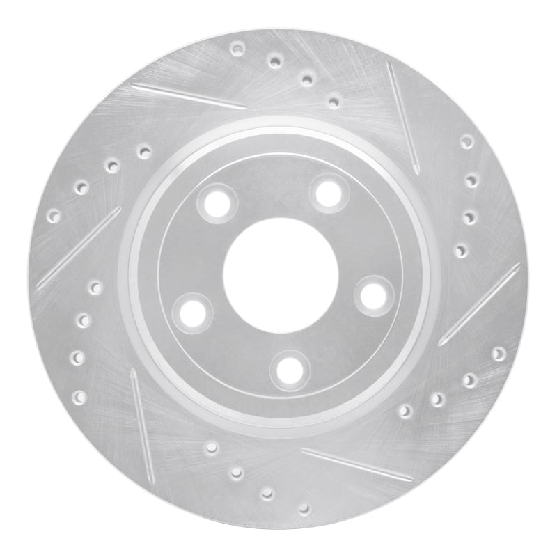 R1 Concepts — R1 00-06 Ford Thunderbird Rear Right Drilled & Slotted Silver Brake Rotor
R1 Brake Rotor Drill