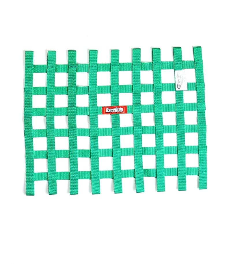 Racequip — RaceQuip Green SFI Ribbon Window Net