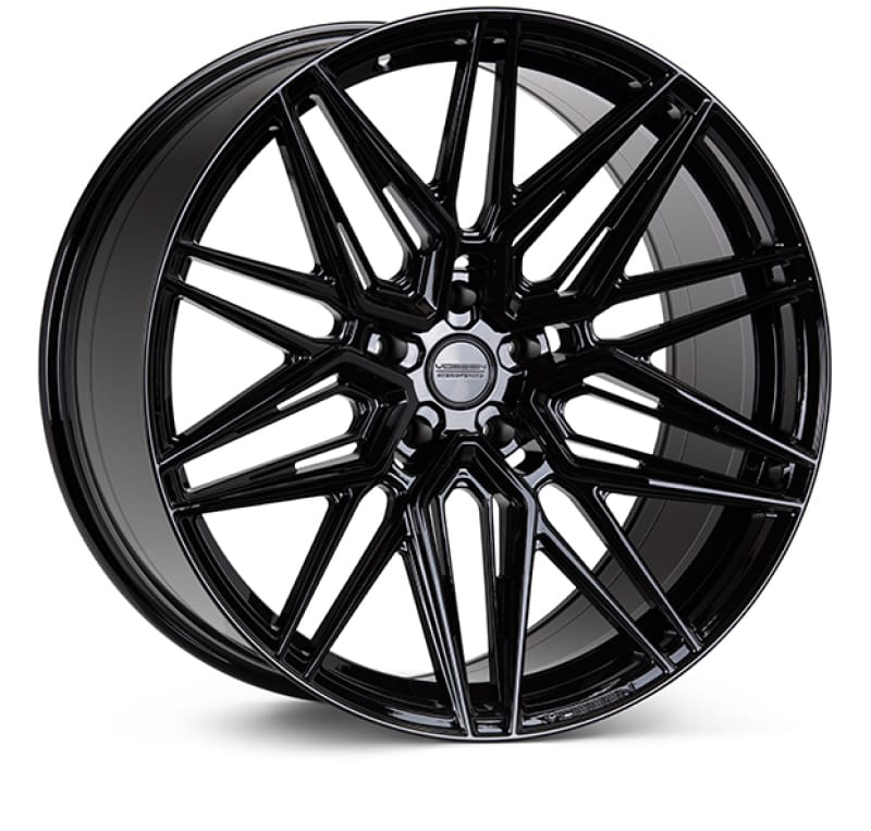 Vossen — Vossen HF-7 22x10.5 / 5x112 / ET8 / Super Deep Face / 66.5 - Gloss Black Wheel