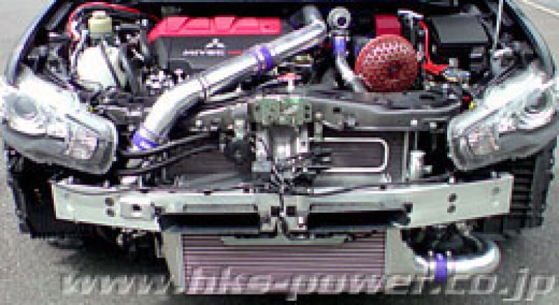 HKS — HKS Type-2 Front Mount Intercooler includes Full Piping Kit for 08-10 Mitsubishi Evolution X