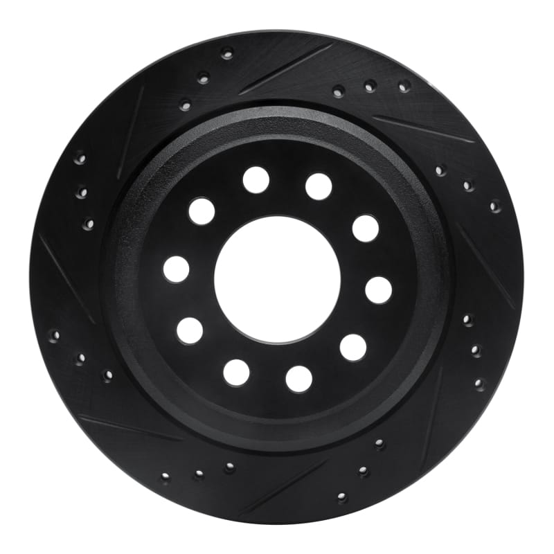 R1 Concepts — R1 03-11 Lincoln Town Car Rear Left Drilled & Slotted Black Brake Rotor
R1 Brake Rotor Drill