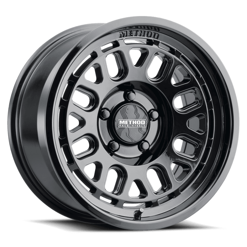 Method Wheels — Method MR321 17x8.5 -0mm Offset 6x5.5 BP 106.25mm CB 4.72in BS Gloss Black Wheel