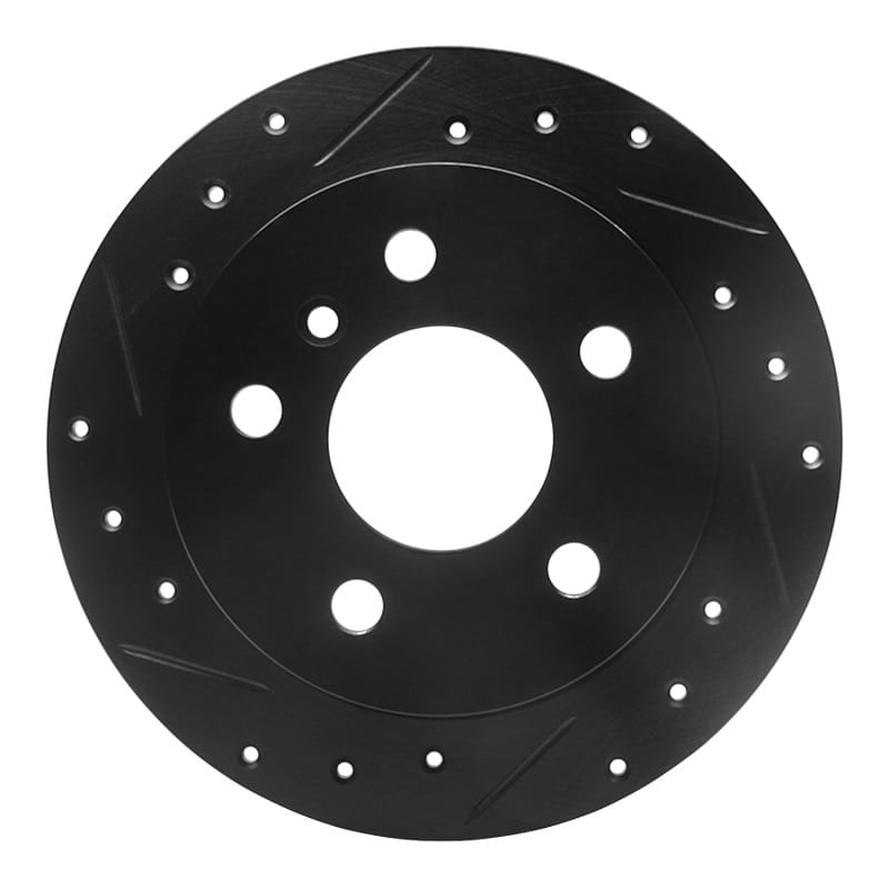 R1 Concepts — R1 06-11 Mercedes-Benz B200 Rear Left Drilled & Slotted Black Brake Rotor
R1 Brake Rotor Drill