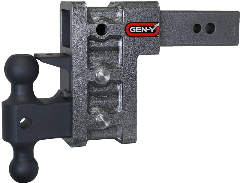 GEN-Y Hitch — Gen-Y Mega Duty 2.5in Shank 6in Drop 3.5K TW 32K Hitch w/GH-0161 Dual-Ball/Pintle Lock
Drop Hitch