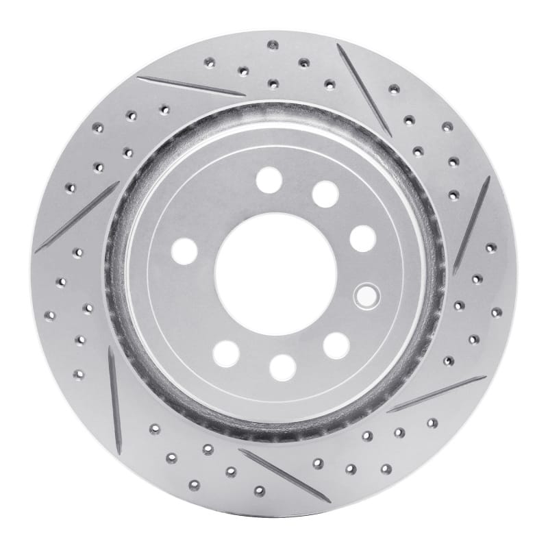 R1 Concepts — R1 08-11 Saab 45903 Rear Right Drilled & Slotted Geo-Carbon Rotor