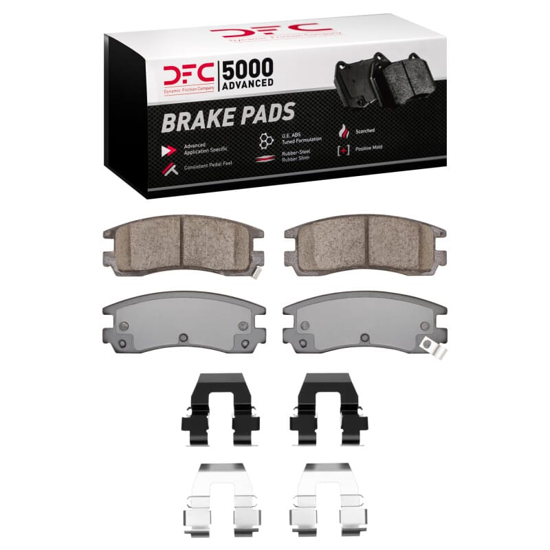 DFC — DFC 94-05 Buick Park Avenue Rear 5000 Advanced Ceramic Brake Pads and Hardware Kit
DFC Brake Pad Set