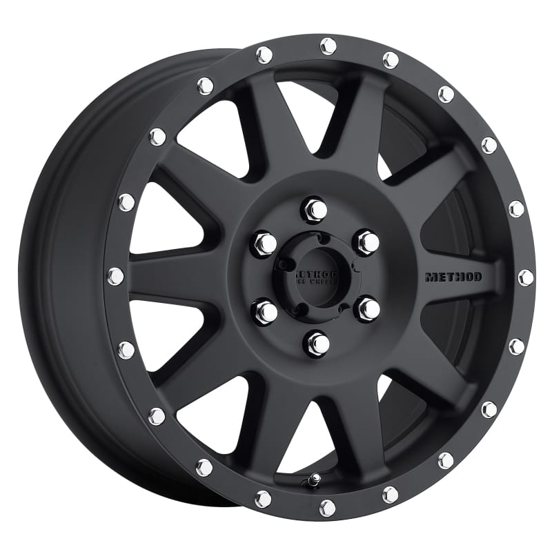 Method Wheels — Method MR301 The Standard 17x7.5 +50mm Offset 6x130 84.1mm CB Matte Black Wheel