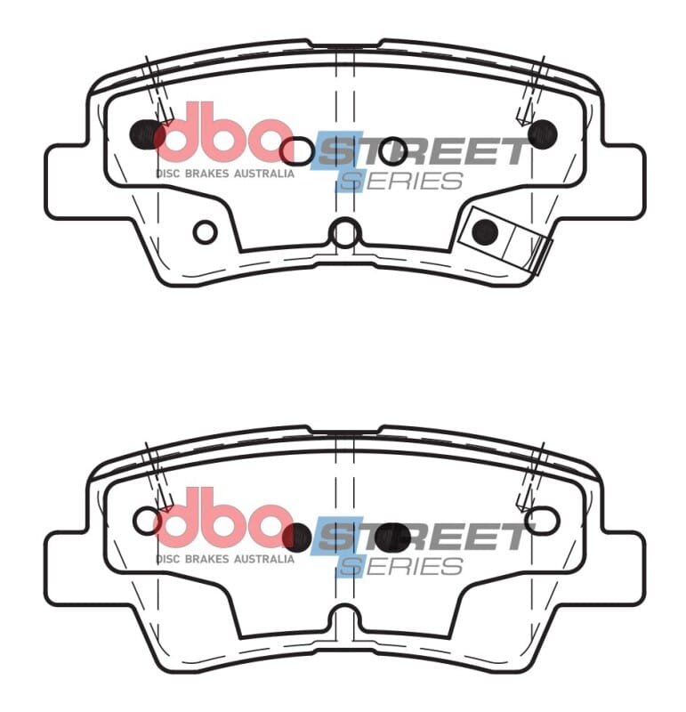 DBA — DBA 12-17 Hyundai Accent (Rear Rotor) Street Series Rear Brake Pads
Brake Pad