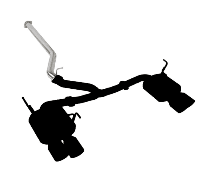 Remark — Remark 22+ Subaru WRX (VB) Sports Touring Spec - 4in. SS Quad Tips (Non-Resonated)