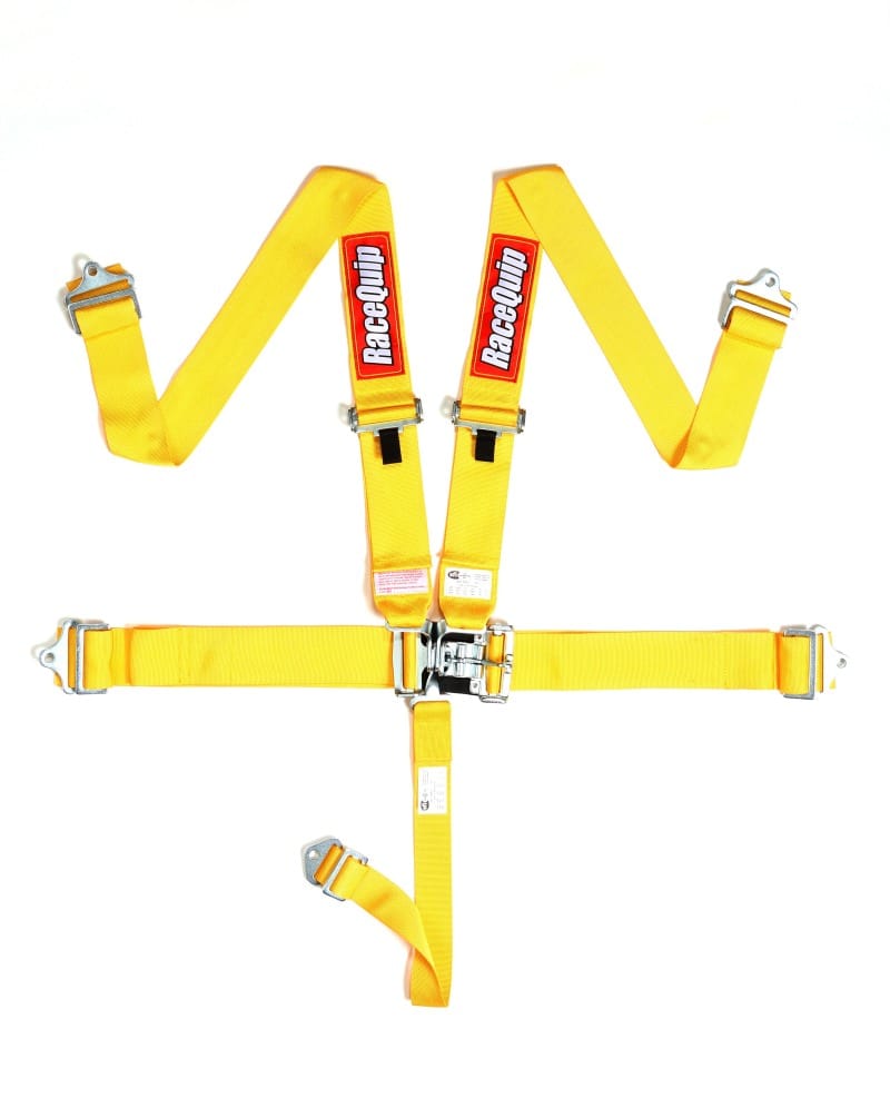 Racequip — RaceQuip Yellow L & L 5pt Seat Belt