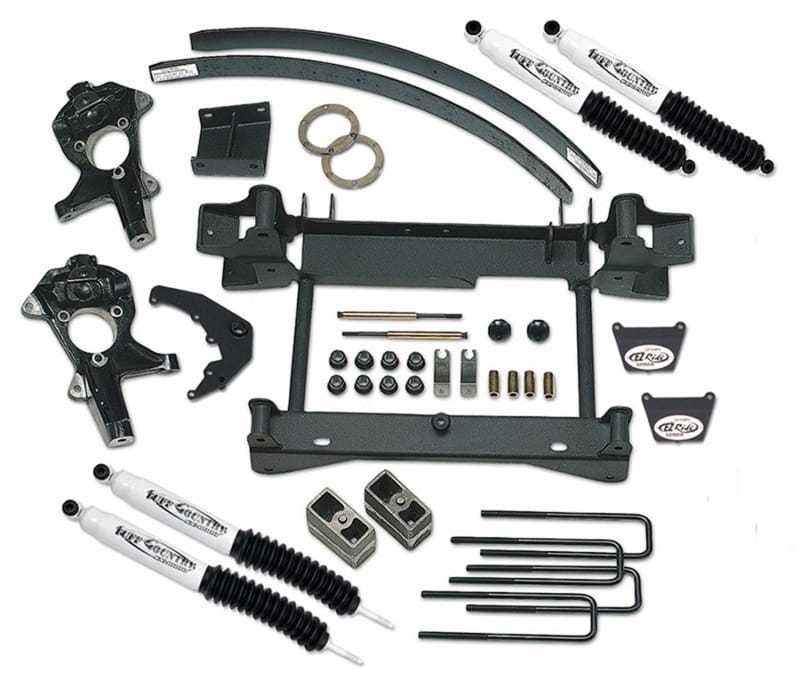 Tuff Country — Tuff Country 99-05 Chevy Silverado 1500 4x4 4in Lift Kit (w/One Piece Sub Frame SX8000 Shocks)
Complete Kit (w/SX80