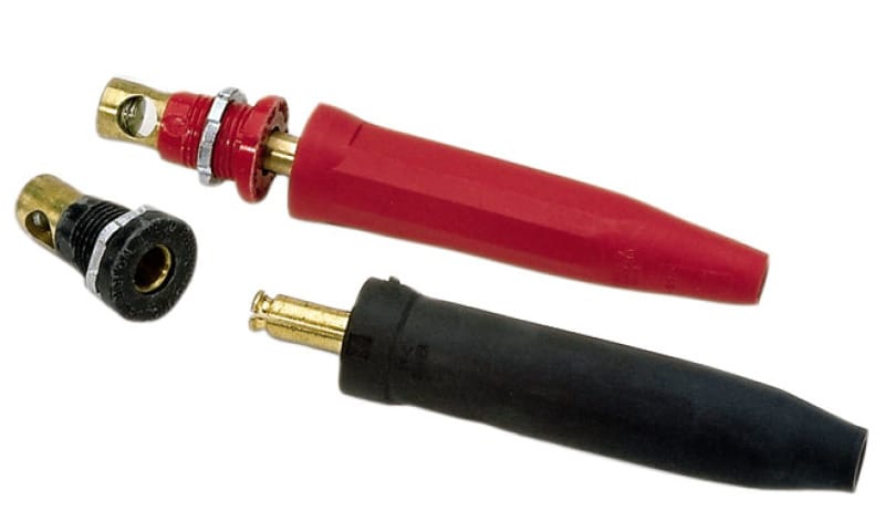 Moroso — Moroso Quick-Disconnect Flush Mount Battery Cable Connectors - 1 Black - 1 Red