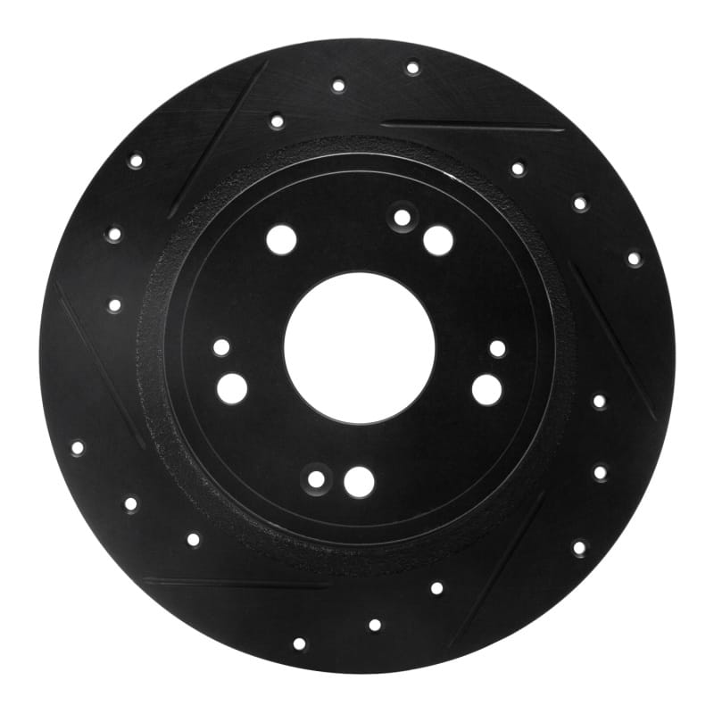 R1 Concepts — R1 05-17 Honda Accord Rear Left Drilled & Slotted Black Brake Rotor
R1 Brake Rotor Drill