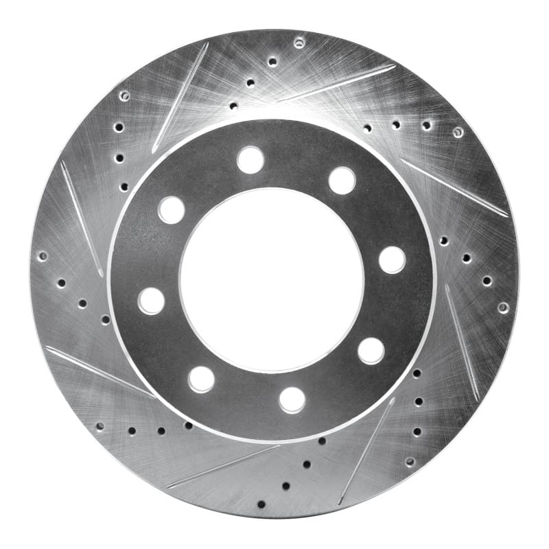 R1 Concepts — R1 09-25 Dodge Ram 3500 Front Left Drilled & Slotted Silver Brake Rotor
R1 Brake Rotor Drill