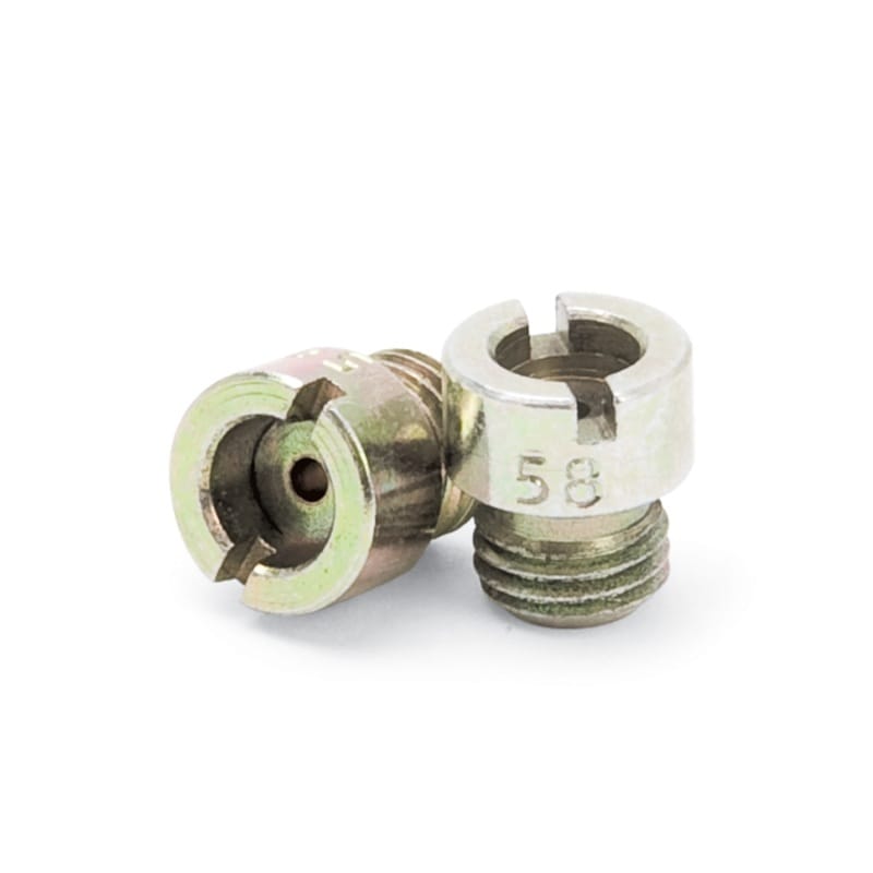 Edelbrock — Edelbrock Standard Main Jets 1/4-32 Thread Jet 58 Size-0 057In Quantity-2
HDQ CARB COMPONENTS