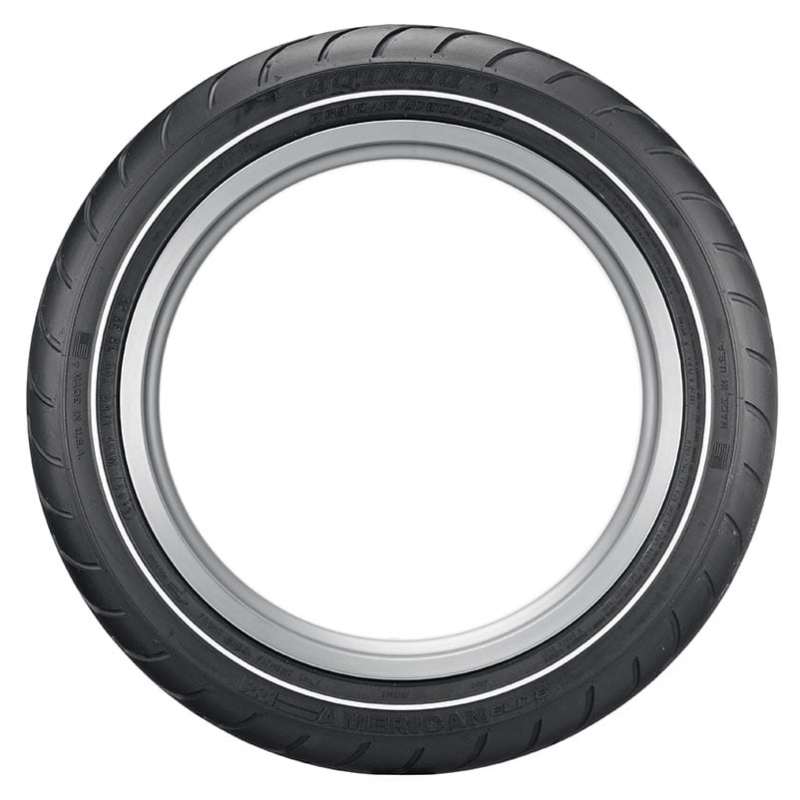 Dunlop — Dunlop American Elite Bias Front Tire - 130/80B17 M/C 65H TL - Narrow Whitewall