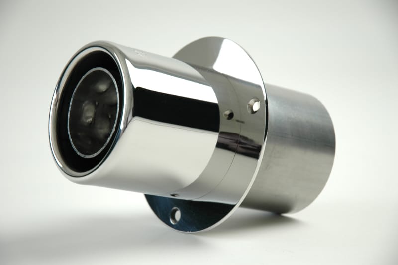 Gibson — Gibson Marine Power Tip Muffler (Pair) Transom Mount - 4in Inlet/4in Length - Stainless
Marine