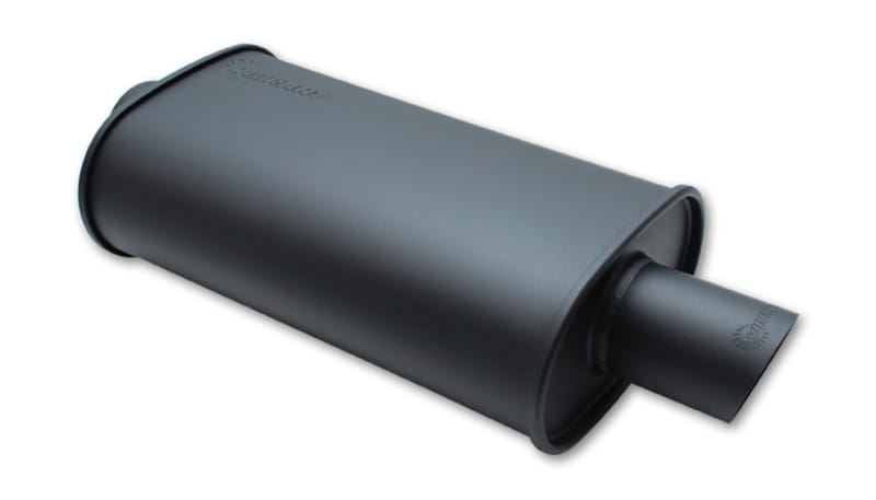 Vibrant — Vibrant StreetPower FLAT BLACK Oval Muffler with Single 3in Outlet - 2.25in inlet I.D.
2.25"IDx3"FltBckMuff
2.25"FlatBlkMuff3"OD
Muffler