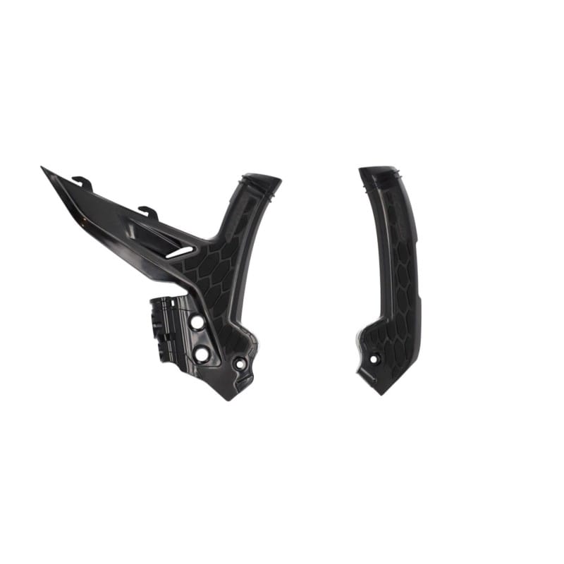 Acerbis — Acerbis 23+ KTM EXC-F/ SX/ SX-F/ XC/ XC-F/ XC-W/ XCF-W Frame Guards- X-Grip - Black