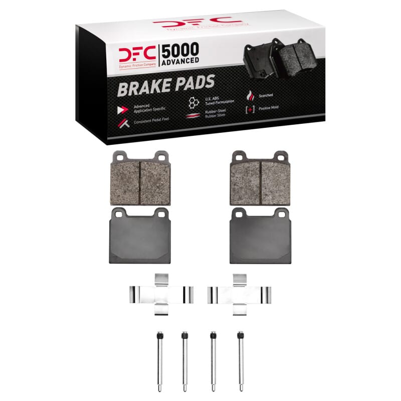 DFC — DFC 63-76 Alfa Romeo Spider Front 5000 Advanced Low Metallic Brake Pads and Hardware Kit
DFC Brake Pad Set