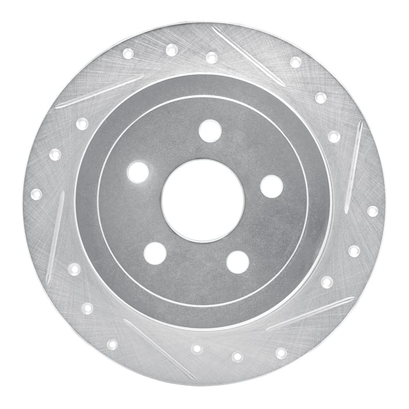 R1 Concepts — R1 95-07 Chrysler PT Cruiser Rear Right Drilled & Slotted Silver Brake Rotor
R1 Brake Rotor Drill