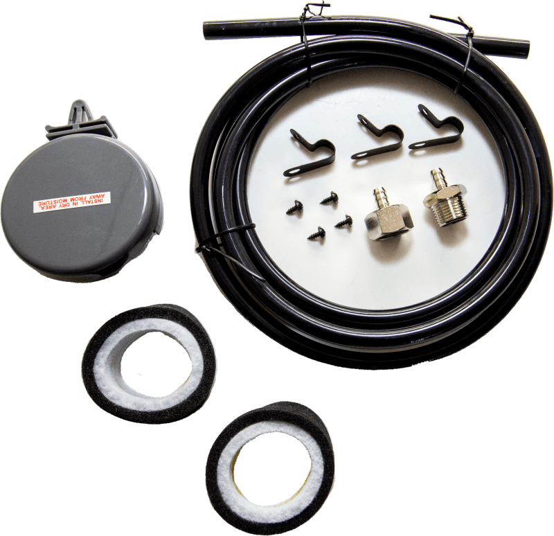 Kleinn Air Horns — Kleinn 3/8In Snorkel Kit w/ Air Filter/ Spare Elements/ / Snorkel Tubing