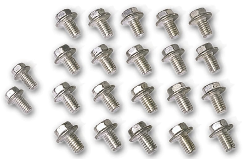 Moroso — Moroso Chevrolet Small Block/Oldsmobile (w/Multi-Piece Gaskets) Oil Pan Bolts - Set of 18