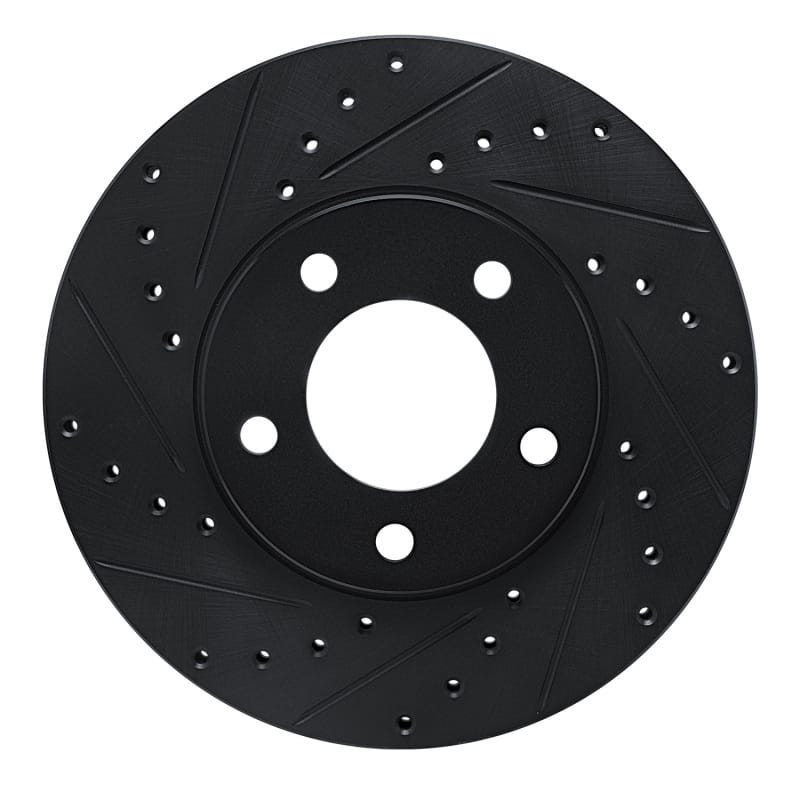R1 Concepts — R1 91-96 Chrysler Town & Country Front Left Drilled & Slotted Black Brake Rotor
R1 Brake Rotor Drill