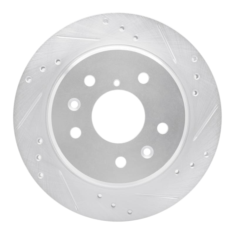 R1 Concepts — R1 86-91 Mazda RX-7 Rear Right Drilled & Slotted Silver Brake Rotor
R1 Brake Rotor Drill