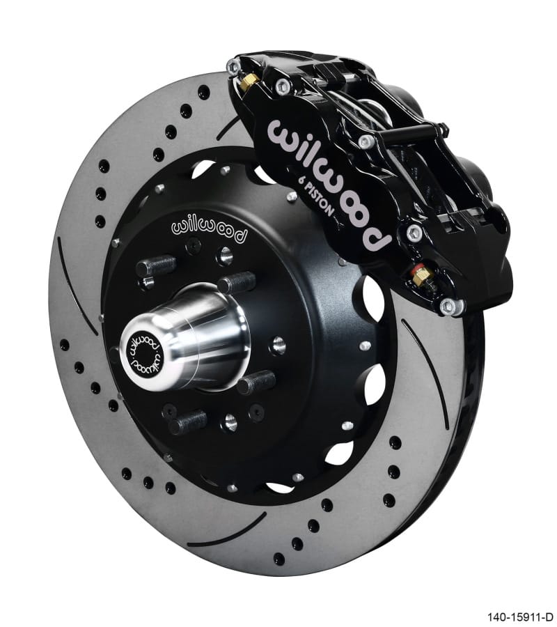 Wilwood — Wilwood Narrow Superlite 6R Front Big Brake Kit 14.00in SRP Drilled and Slotted Rotor - Black
BRAKE KIT
