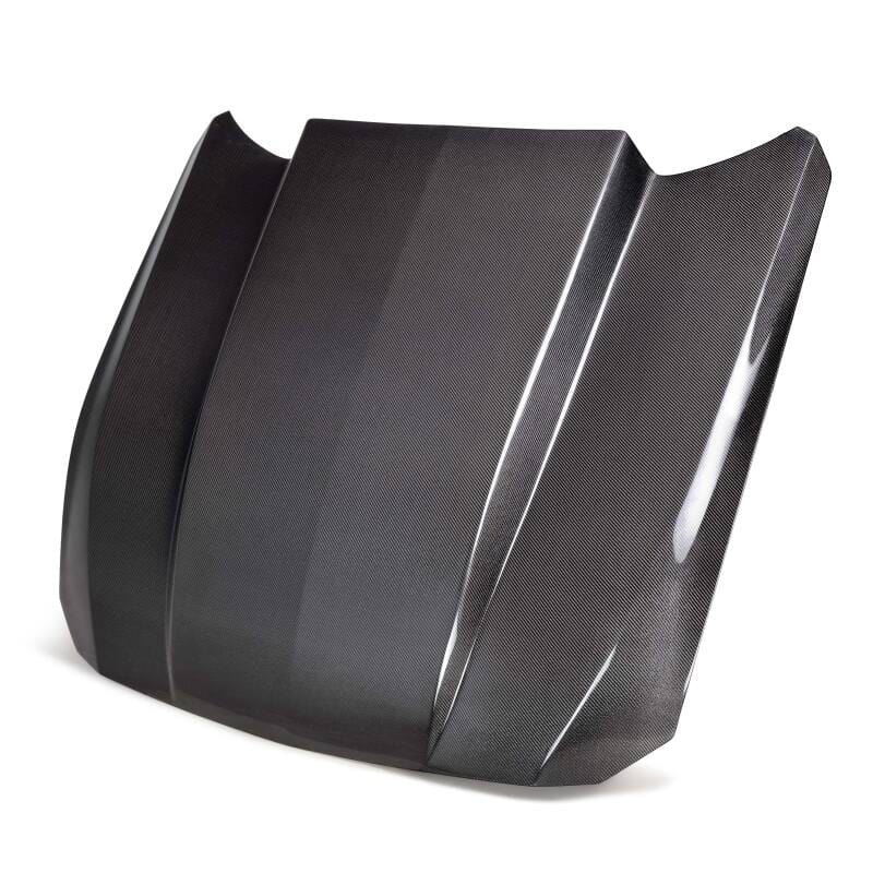 Anderson Composites — Anderson Composites 2024 Ford Mustang Type-CJ Double-Sided Carbon Fiber Cowl Hood