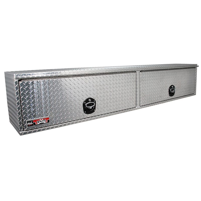 Westin — Westin/Brute High Cap HD Top Sider 16in x 96in w/flip up Doors - Aluminum
ToolBxTrkBedSideRail