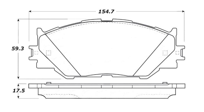 Stoptech — StopTech Street Touring 06-10 Lexus IS250 Front Brake Pads
Brake Pads W/Hrdwr