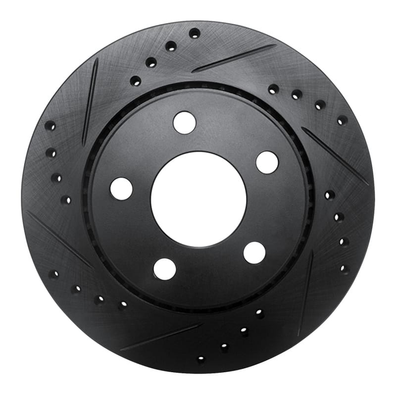 R1 Concepts — R1 85-91 Audi 5000CS Turbo Quattro Rear Left Drilled & Slotted Black Brake Rotor
R1 Brake Rotor Drill