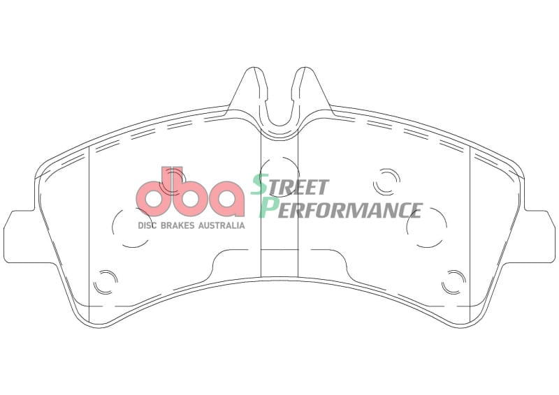 DBA — DBA 07-09 Dodge Sprinter 3500 DRW Rear SP Performance Brake Pads
Brake Pad