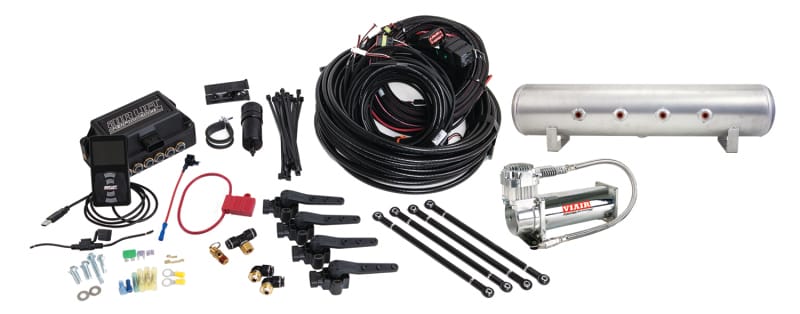 Air Lift — Air Lift Performance 3H (3/8 Air Line 4 Gal 7-Port Raw Aluminum Tank VIAIR 444C Comp)
Air Susp Comp Kit