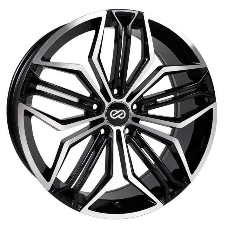 Enkei — Enkei CUV 20x8 5x110 30mm Offset 72.6mm Bore Black Machined