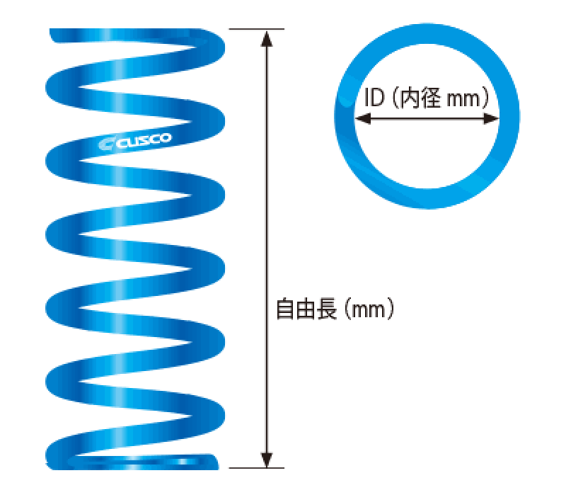 Cusco — Cusco Coil Spring ID 65m - L 180mm- Blue
