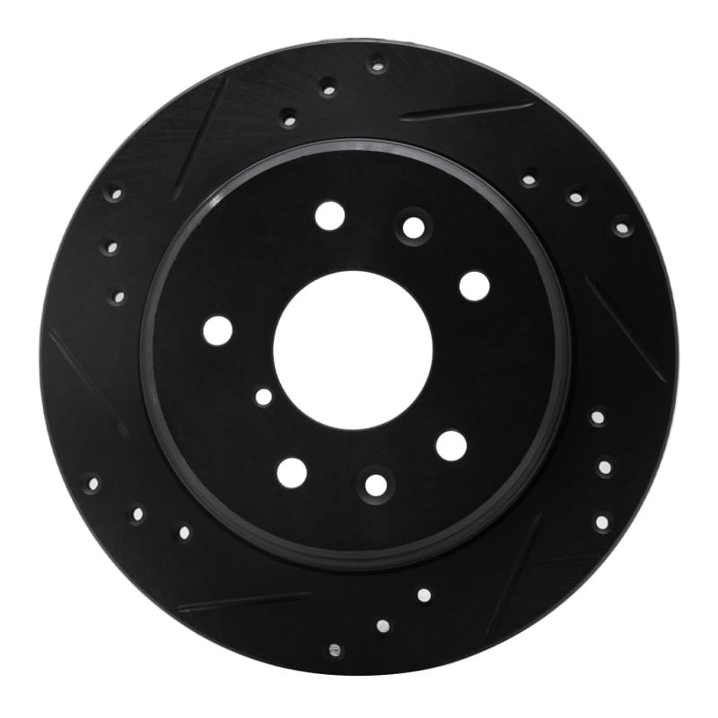 R1 Concepts — R1 86-91 Mazda RX-7 Rear Left Drilled & Slotted Black Brake Rotor
R1 Brake Rotor Drill