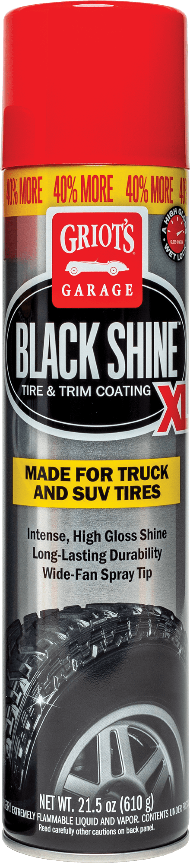 Griots Garage — Griots Garage Black Shine Tire and Trim Coating XL - 21.5oz (Aerosol)