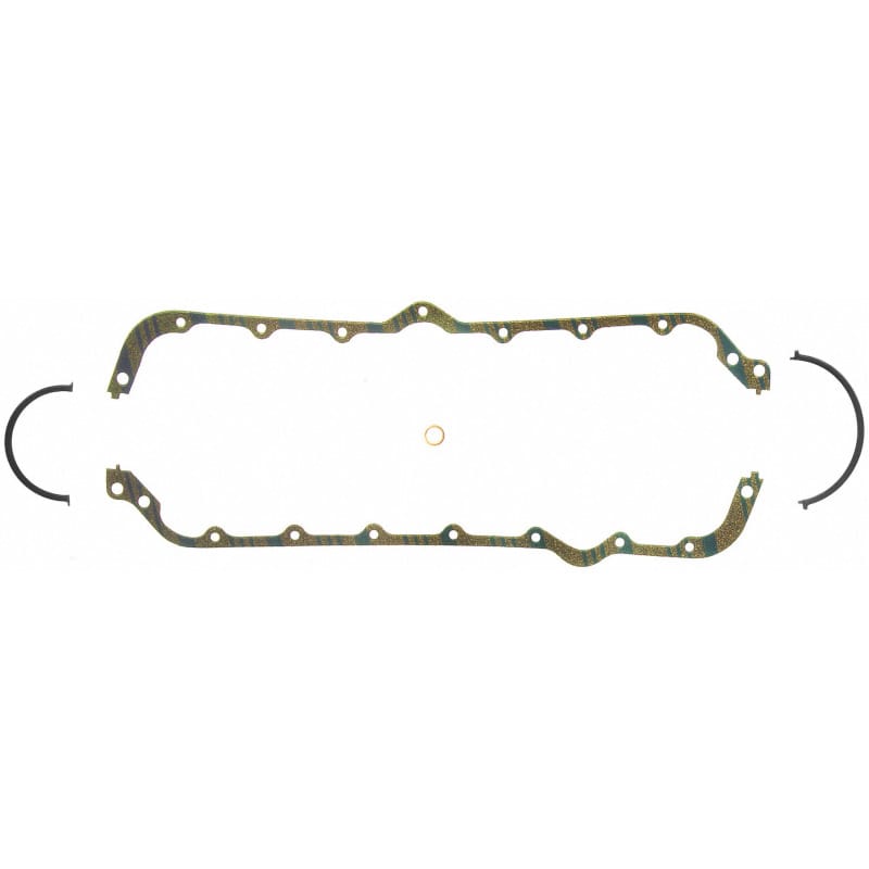 Fel-Pro — Fel-Pro Jeep Grand Wagoneer OS 30187 C Engine Oil Pan Gasket Set Blue Stripe cork-rubber